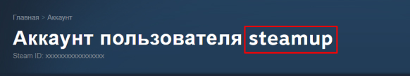 Где смотреть логин стим?